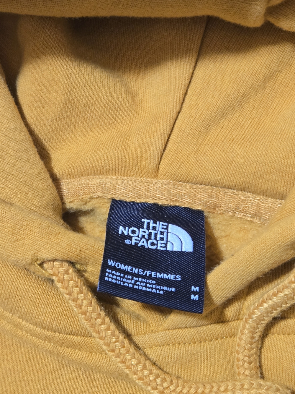 The North Face Mustard Yellow Pullover Hoodie - Picture 3 of 4